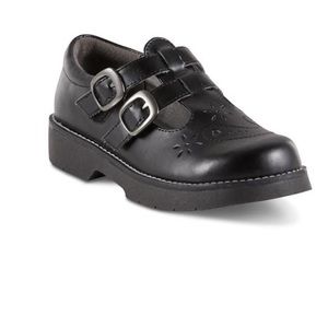 Simply Styled Girls' Abigail T-Strap Shoe - Black